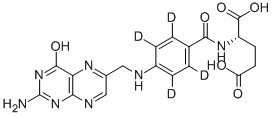 N-[4-[[(2-氨基-1,4-二氫-4-氧代-6-蝶啶)甲基]氨基]苯甲?；?2,3,5,6-D4]-L-谷氨酸